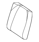 23692037031C88 - Body: Seat Back Cover for Mercedes-Benz Image