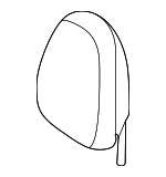23697086003D16 - Body: Headrest for Mercedes-Benz Image