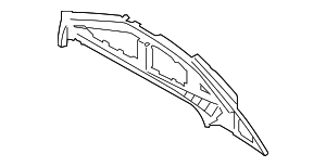 CK4Z6127946E - Body: Roof Side Rail Reinforcement for Ford Image