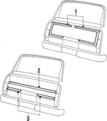 55025752 - Body: Molding for Jeep: Cherokee, Grand Wagoneer, J10, J20, Wagoneer Image