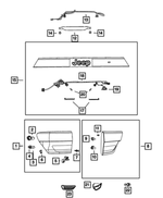 1ZV27CDMAA - Electrical: Liftgate Handle for Mopar Image