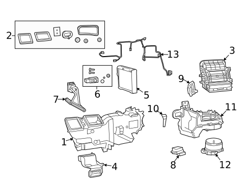 Blower Motor & Fan for 2016 Ram 3500 #0