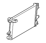 21460EZ40A - Cooling System: Radiator for Nissan: TITAN XD Image