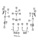 6036654AA - Restraints: Screw for Ram: 1500 Classic, 2500, 3500 Image