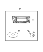 5064142AA - Mopar Accessories - Component Parts: Navigation Compact Disc for Mopar Image