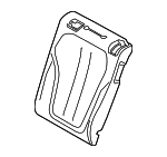 52207443431 - Body: Seat Back Pad for BMW: X6 Image
