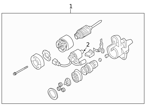 Starter for 2007 Nissan 350Z #1