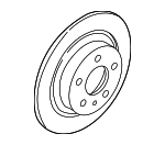 31471824 - : 2003-2014 Volvo XC90 - BRAKE ROTOR (REAR) for Volvo: XC90 Image
