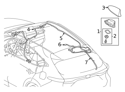 Antenna & Radio for 2023 Toyota Venza #0