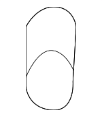 858393X000 - Body: Rear Panel Trim Clip for Hyundai Image