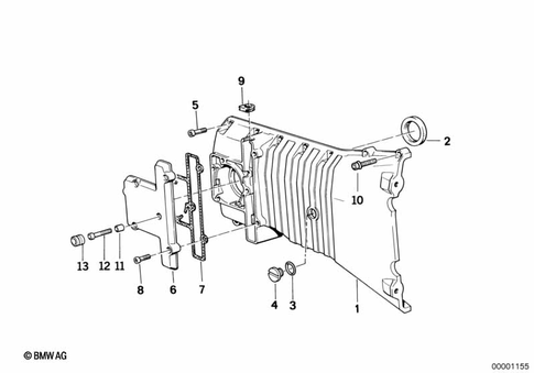 Housing Cover for 1991 BMW-Motorrad K 100 LT #0