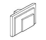 877162W000 - Body: Wheel Opening Molding Retainer for Hyundai Image