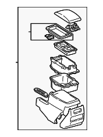 5890160260A0 - Body: Console Assembly for Lexus: LX470 Image