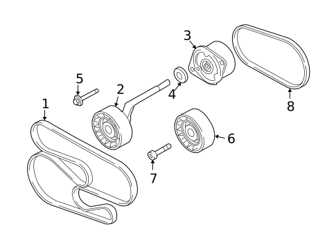 Belts & Pulleys for 2011 BMW 335d #0