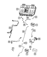 68521399AD - Electrical: Battery Positive Wiring for Mopar Image