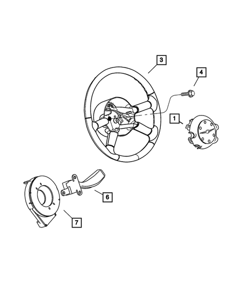 Steering Wheel for 2002 Chrysler PT Cruiser #0