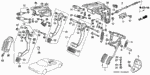 17010SL0A02 - Chassis: PEDAL SET, ACCELERATOR for Acura Image