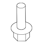 1244105203 - Body: Bumper Cover Screw for Kia: Rio, Rio5 Image