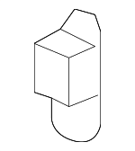 866531G200 - Body: Bumper Cover Bracket for Kia: Rio5 Image