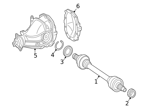 Axle Components for 2007 Mercedes-Benz SLK55 AMG #0
