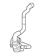 1K0122157HG - : HVAC Heater Hose for Volkswagen: Beetle, Golf, Jetta Image