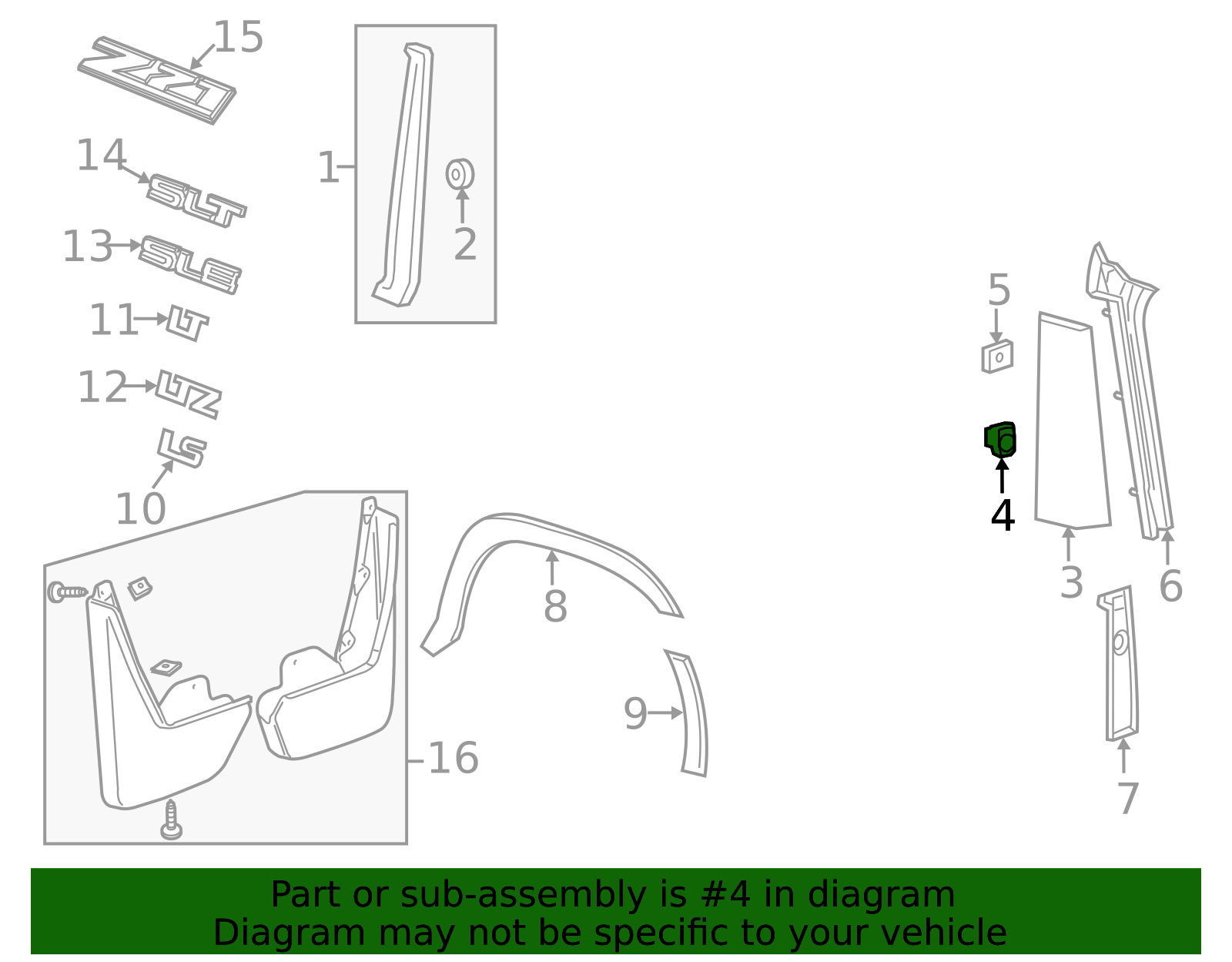 2015-2020 GM Multi-Purpose Retainer 23482523 GM | GMPartsDirect.com