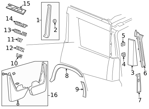 Decals & Emblems for 2018 GMC Yukon XL #0