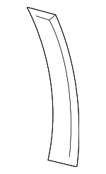 23307974 - Body: Wheel Opening Molding for Cadillac: Escalade ESV | Chevrolet: Suburban | GMC: Yukon XL Image