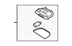 84601AG050ME - Body: Dome Lamp for Subaru: Crosstrek, Impreza, XV Crosstrek Image