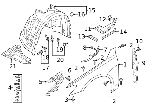 Fender & Components for 2025 Audi A6 allroad #0