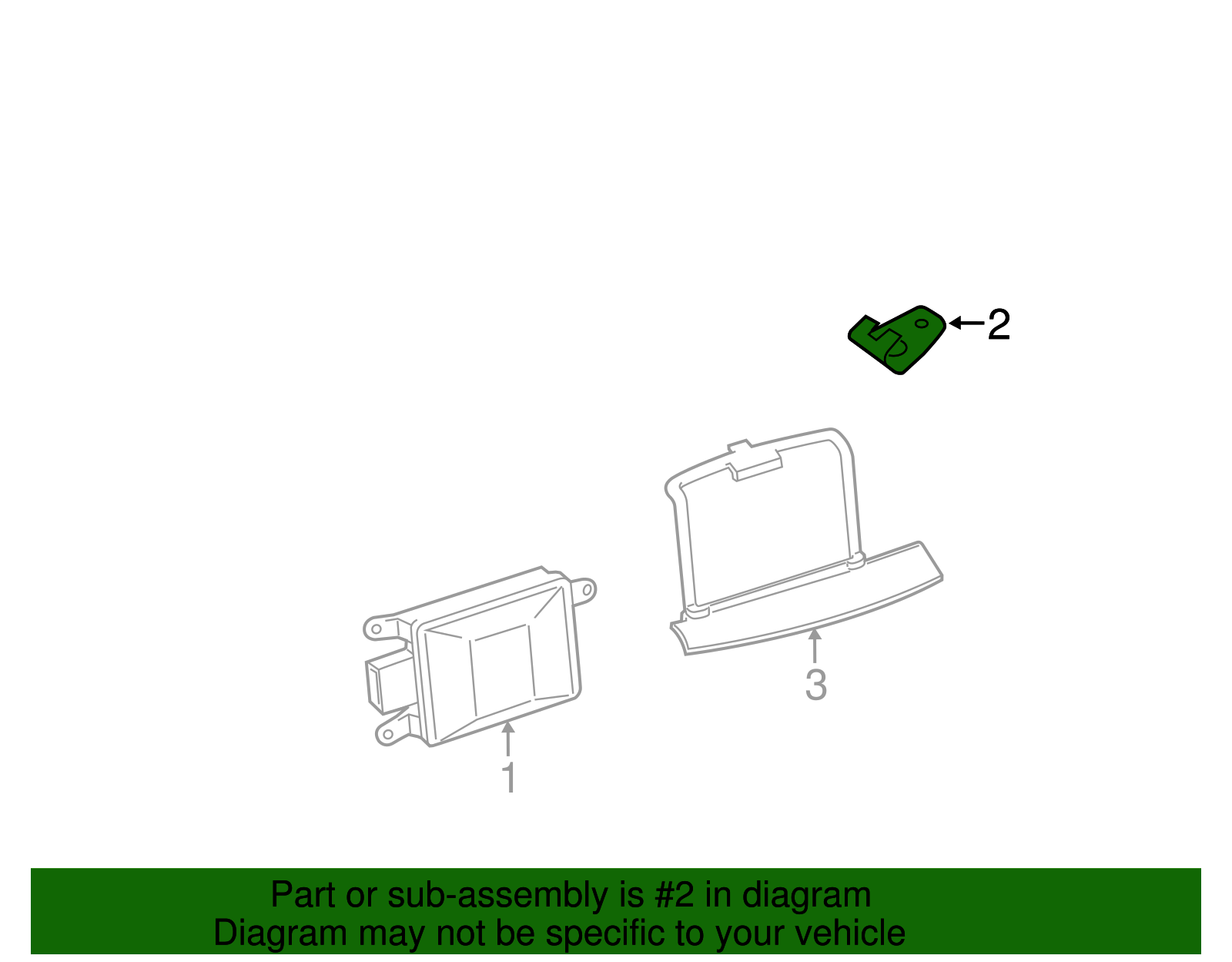 Blind Spot Radar Bracket - BMW (66326782701)