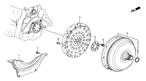 Torque Converter for 1988 Honda Accord #0
