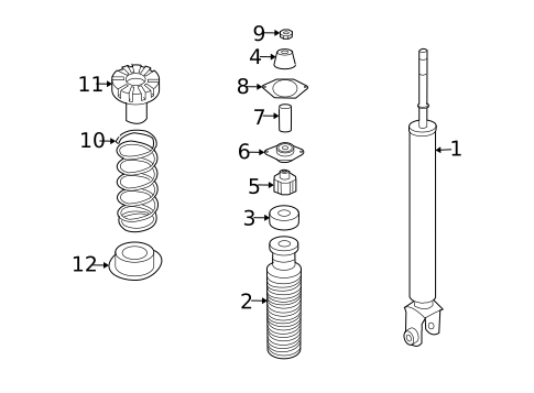 Shocks & Components for 2003 Nissan 350Z #0