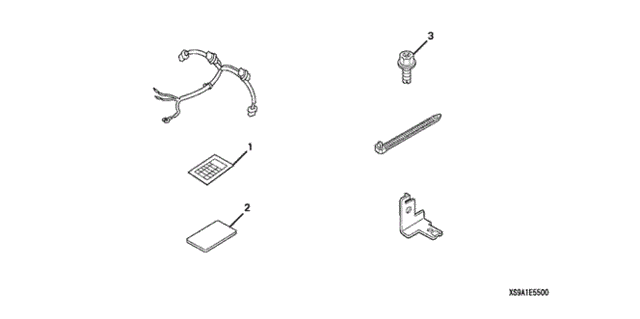 Security System Attachment for 2006 Honda CR-V #0