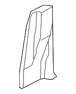 7L0820847A - Body: Side Duct for Volkswagen: Touareg Image