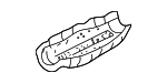 208533S600 - Exhaust: Catalytic Converter Heat Shield for Nissan Image
