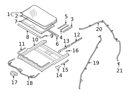 Sunroof for 2010 Hyundai Santa Fe #0
