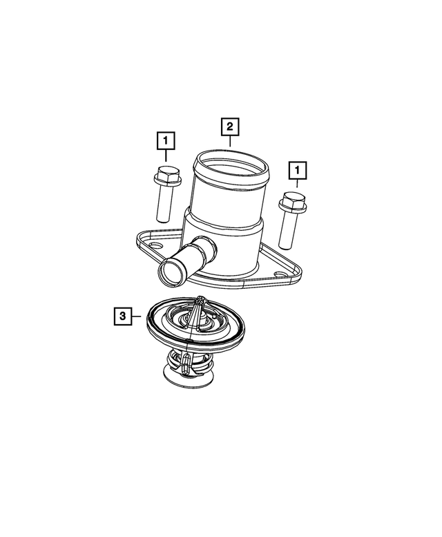 6101982 - Cooling: Hex Head Screw And Washer for Mopar Image