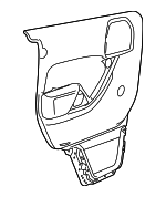 1QJ27DX9AF - Body: Door Trim Panel for Jeep: Wrangler, Wrangler JK Image