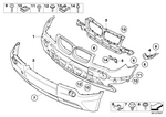 51113400897 - : Trim Panel, Bumper, Front Bottom for BMW Image