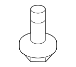 N90562401 - Body: Bumper Cover Spacer Panel Screw for Audi Image
