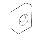 WHT000821 - Body: License Bracket Nut for Audi: Q5, Q5 PHEV, Q5 Sportback, Q8, R8, RS6 Avant, SQ5, SQ5 Sportback, SQ8 Image