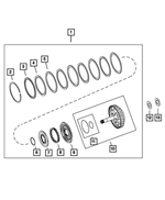 68243737AA - AS60T; 6 Speed HD; Automatic Transaxle: Clutch Separator Plate for Mopar Image