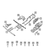 68248652AD - Frame, Bumper and Fascia: Transmission Skid Plate for Mopar Image