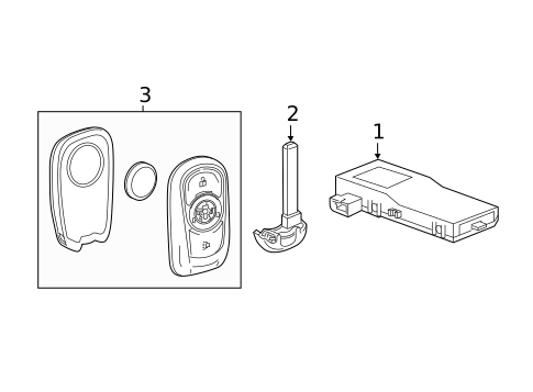 Keyless Entry Components for 2022 Buick Encore #0