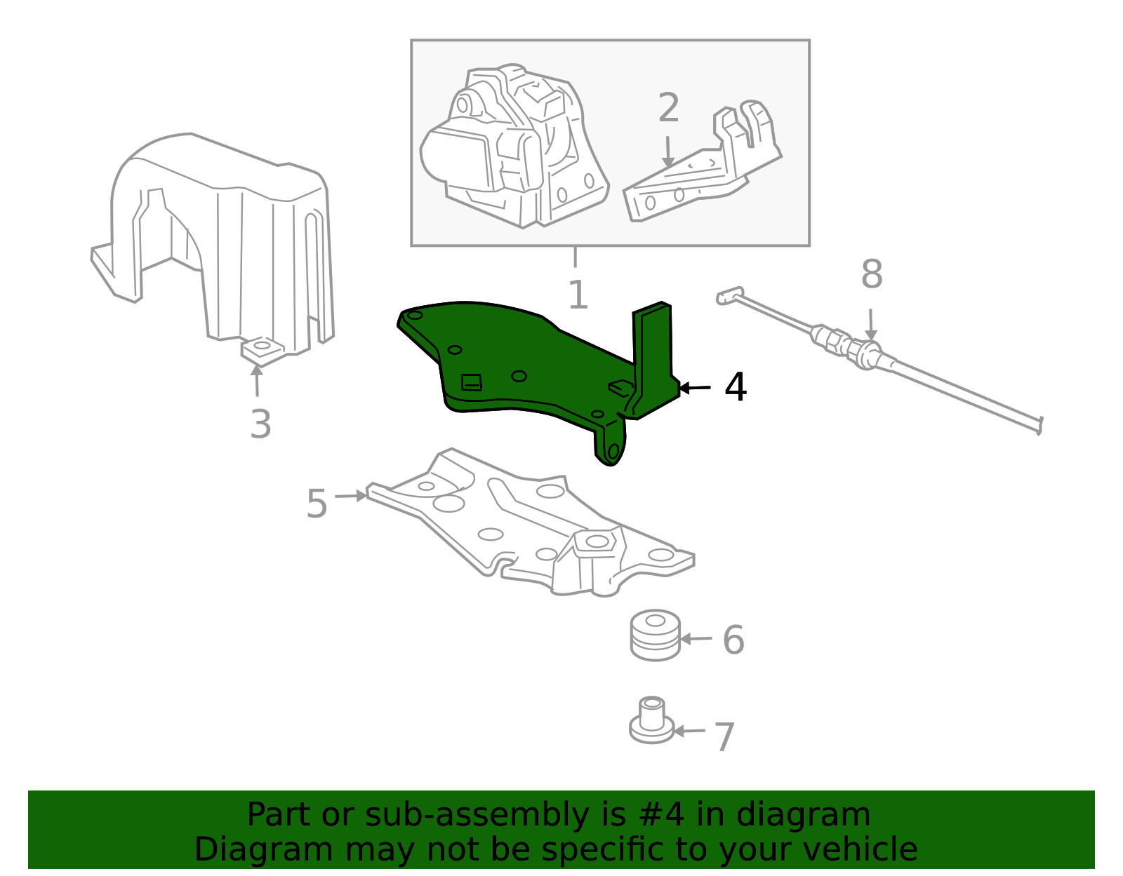 37976 Ricon 37976-RCA-A00 - Cruise Control Actuator Bracket Honda Parts Online