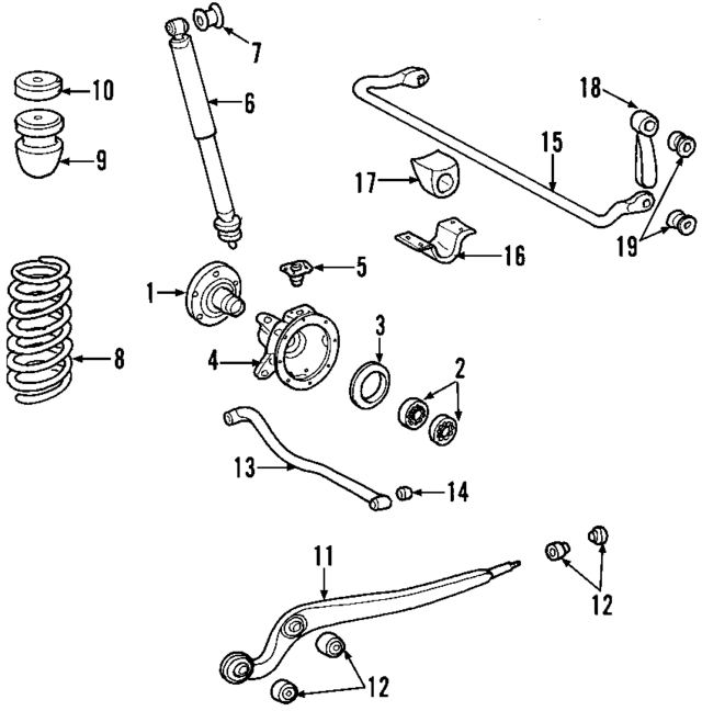 159977947 - Suspension: Wheel Seal for Mercedes-Benz Image