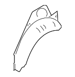 41217297941 - Body: Inner Wheelhouse for BMW: 320i, 320i xDrive, 328d, 328d xDrive, 328i, 328i xDrive, 330e, 330i, 330i xDrive, 335i, 335i xDrive, 340i, 340i xDrive, ActiveHybrid 3, M3 Image