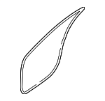 821103L000J9 - : 2006-2008 Hyundai Azera - Weather-Strip On Body for Hyundai: Azera Image