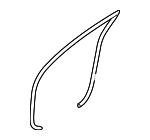 821203L000B9 - : Weather-Strip On Body for Hyundai: Azera Image